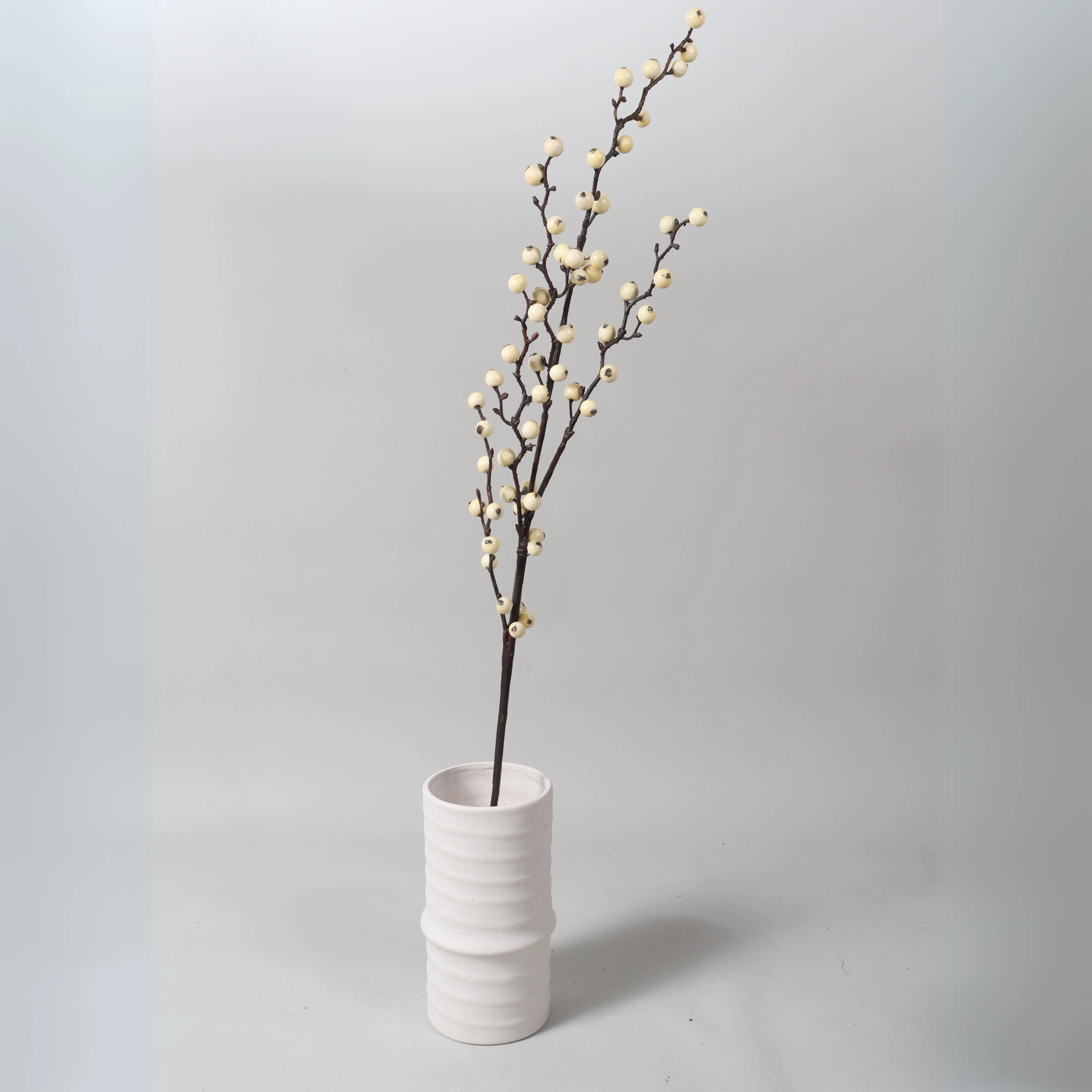 35 Inch Artificial Ilex Verticillata Branch - White