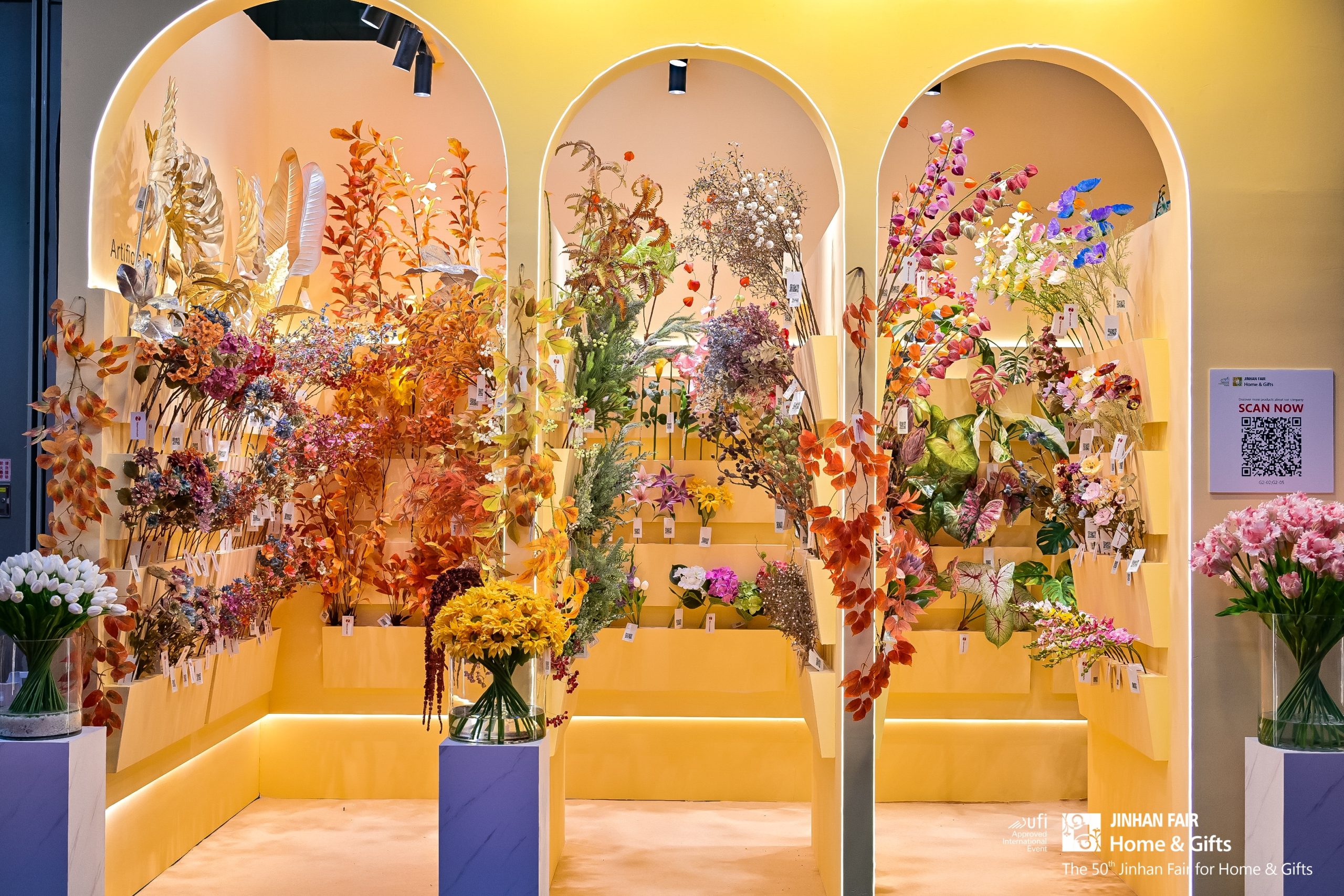 artificial flower arranging supplies Ease Of Construction
