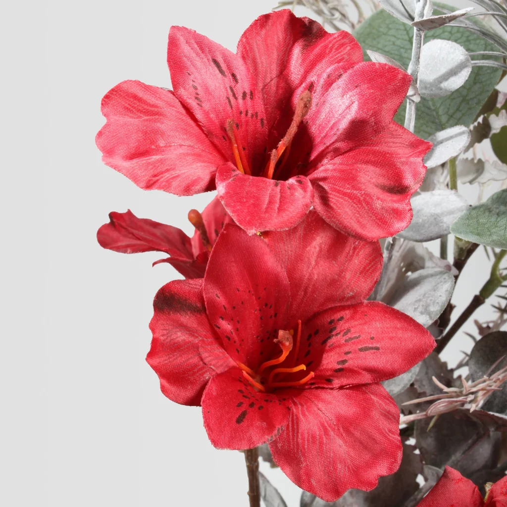 43cm Artificial Rose & Dahlia Vintage Bouquet 26STB360003 details2