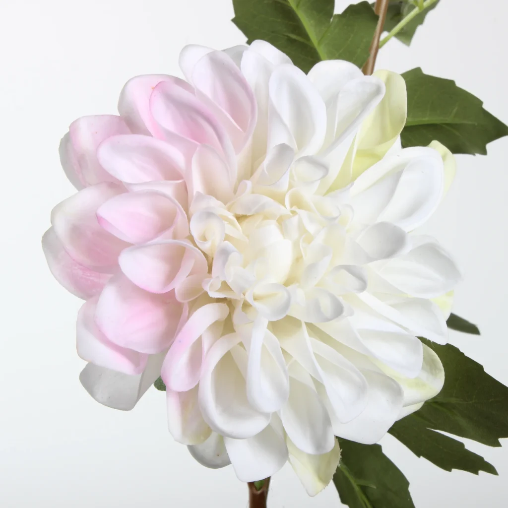 Tallo artificial de dalia de 2 cabezas de 69 cm 26STD376002