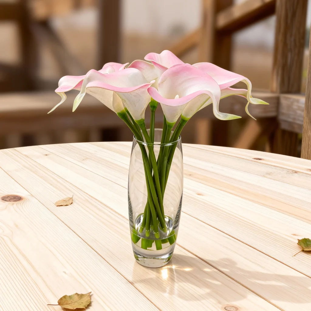 6cm Artificial Calla Lily with Faux Water 25STZ293052-1 scene 2