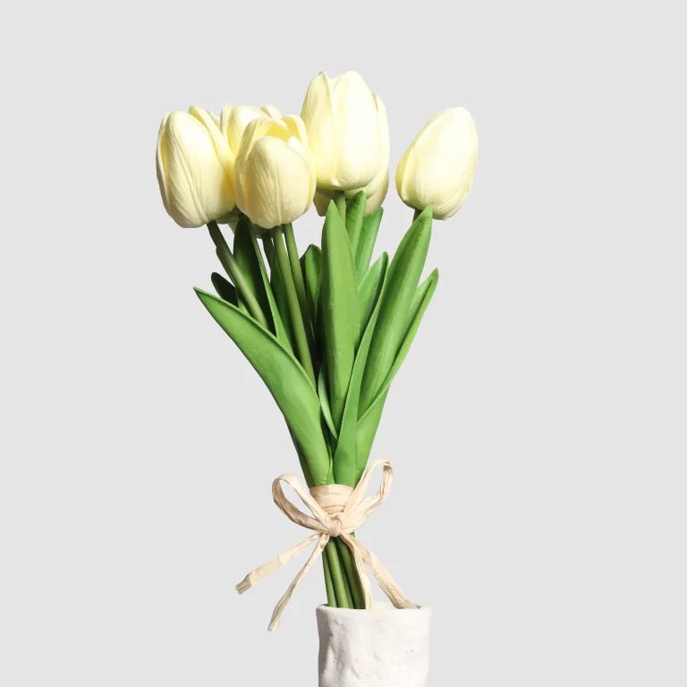 34cm Real Touch PU Tulip Bundle