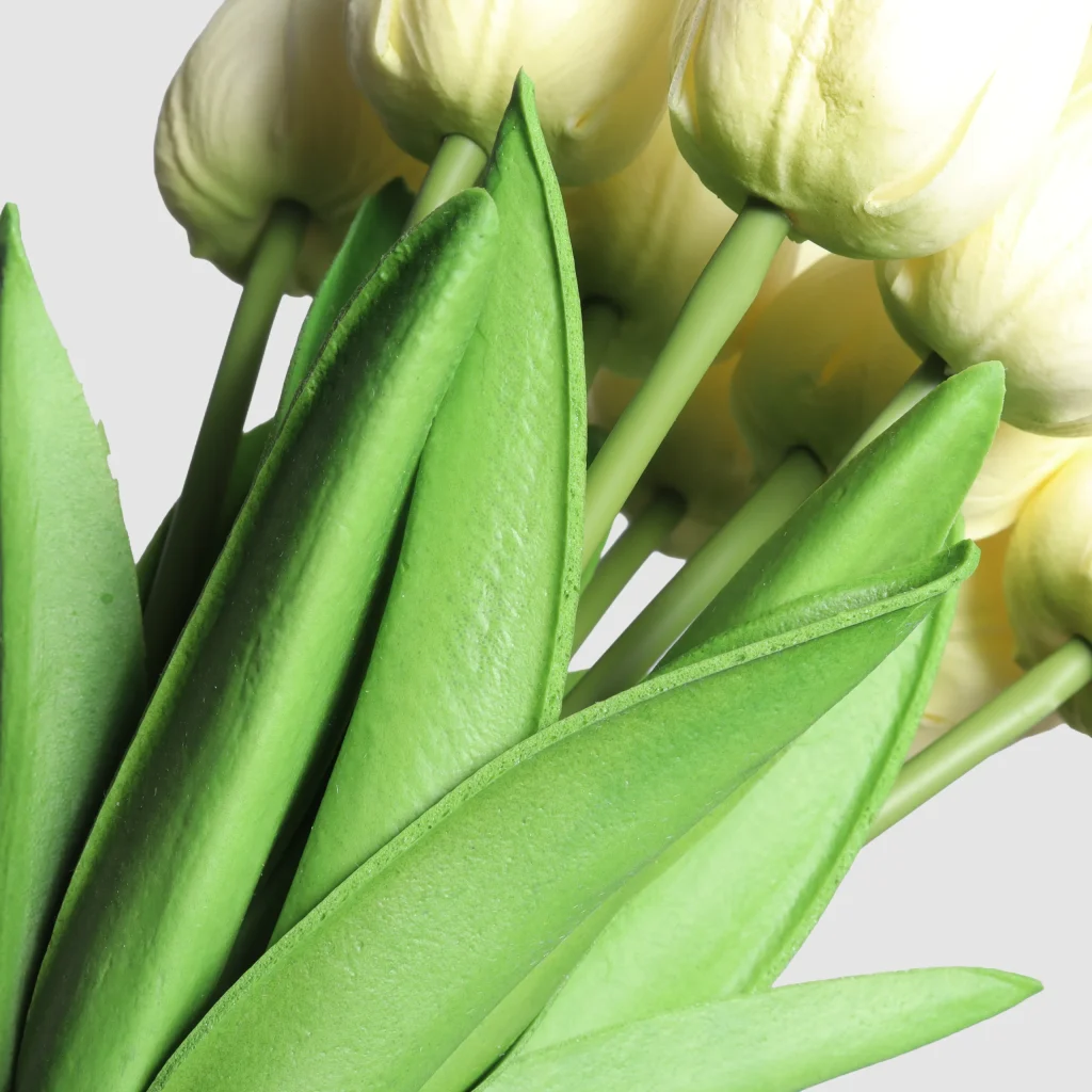 34cm Real Touch PU Tulip Bundle