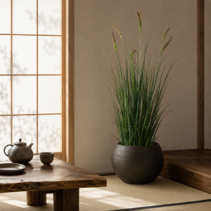120cm Artificial Curved Onion Grass 25STS288030 scene