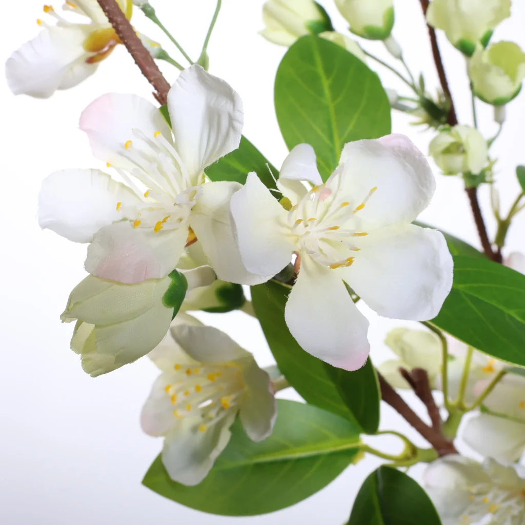 128cm Artificial Crabapple Blossom Stem 26STD612004 DETAILS3