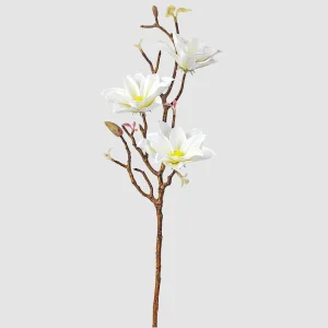 58cm Artificial Lucky Star Magnolia Stem 25STD293068-1