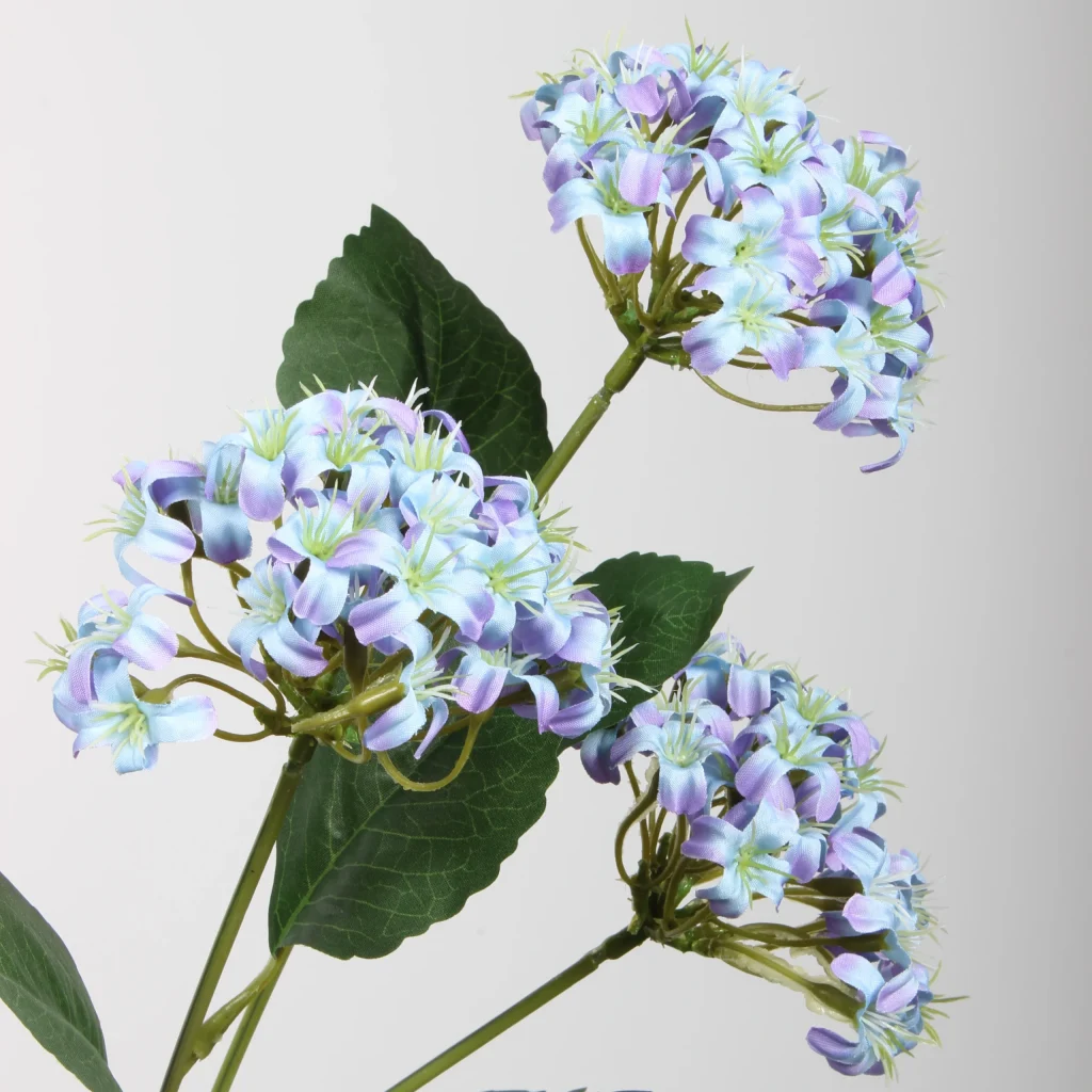 66cm Artificial Viburnum Hydrangea Stem details
