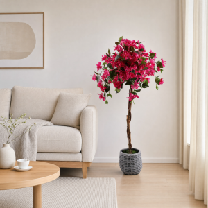 120cm Artificial Bougainvillea Tree