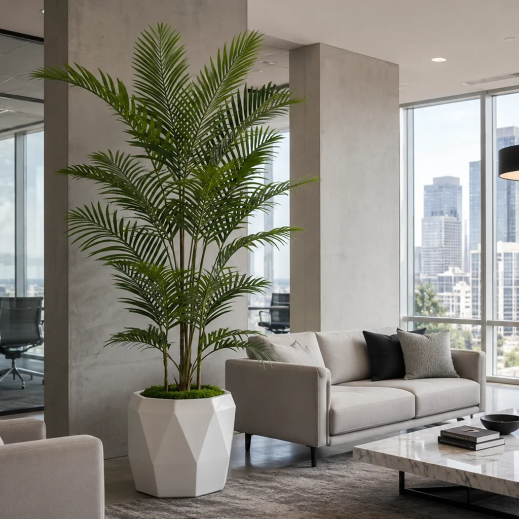 180cm Artificial Fan Palm Tree 25STS495024-KD scene