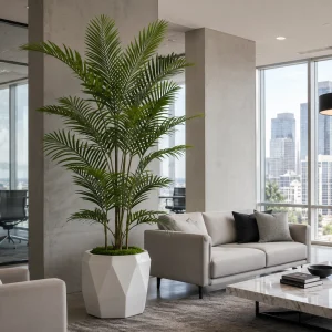 180cm Artificial Fan Palm Tree 25STS495024-KD scene