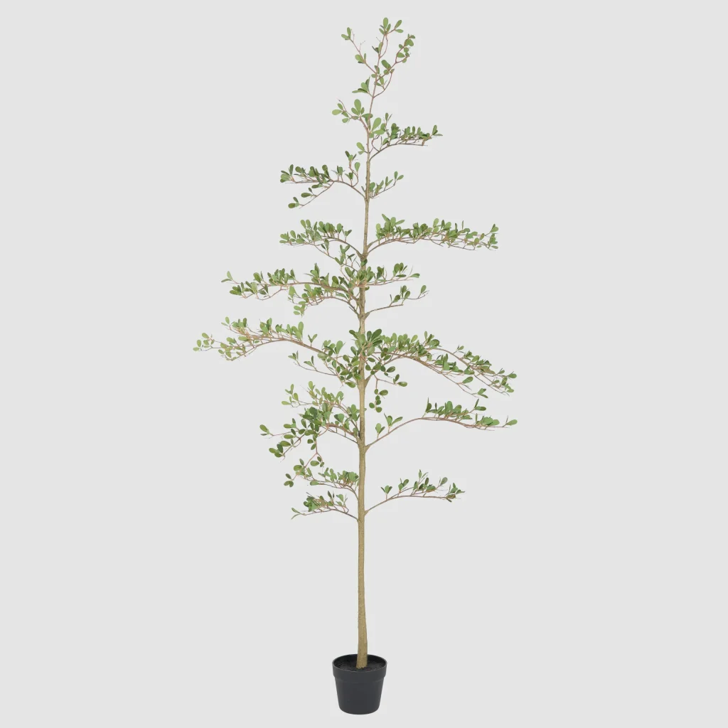 180cm Artificial Small Leaf Black Olive Tree