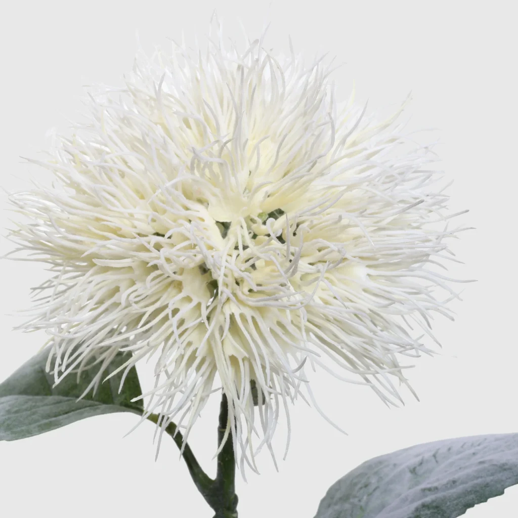 54cm Artificial Flocked Dandelion Pompom Stem-26STD612017-2