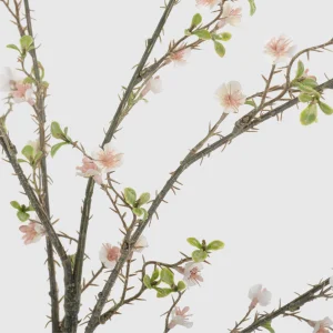 109cm Artificial Delicate Wild Blossom Branch – Long Stem Faux Floral
