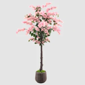 126cm Artificial Bougainvillea Tree