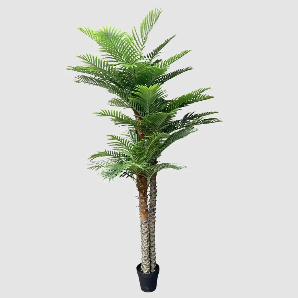 260cm Large UV-Resistant Artificial Fan Palm Tree 25STP532031-KD-UV