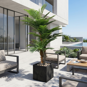 260cm Large UV-Resistant Artificial Fan Palm Tree 25STP532031-KD-UV scene 2