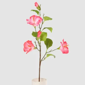 69cm Artificial Silk Hibiscus Stem 26STD297040