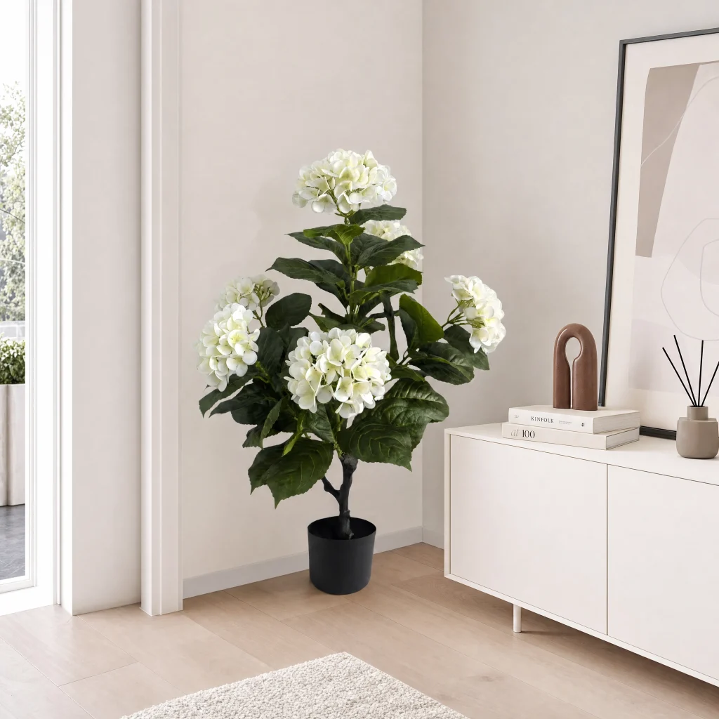 90cm Artificial Hydrangea Tree 26STP619013 scene