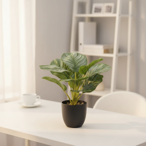 30cm Artificial Calathea Plant Potted