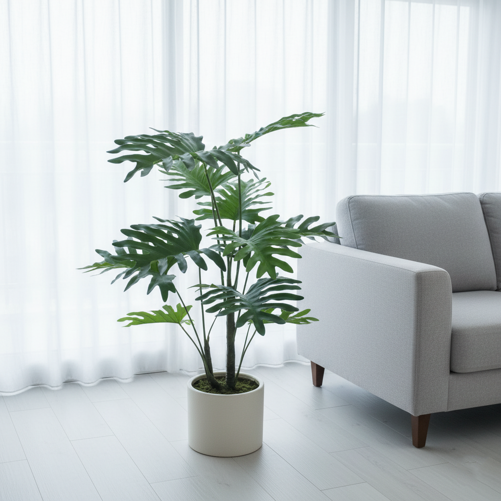 aritificial plant potted Xanadu Plant