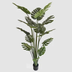 Planta Monstera Artificial de 18 Hojas Dentadas 24STS402230