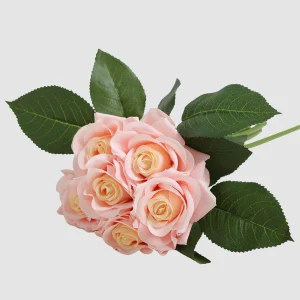 29cm Artificial Real Touch Rose Bouquet-1