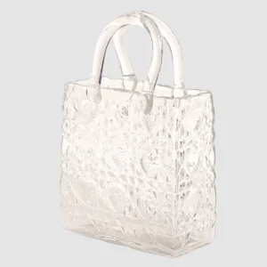 30cm Decorative Glass Vase Handbag Shape