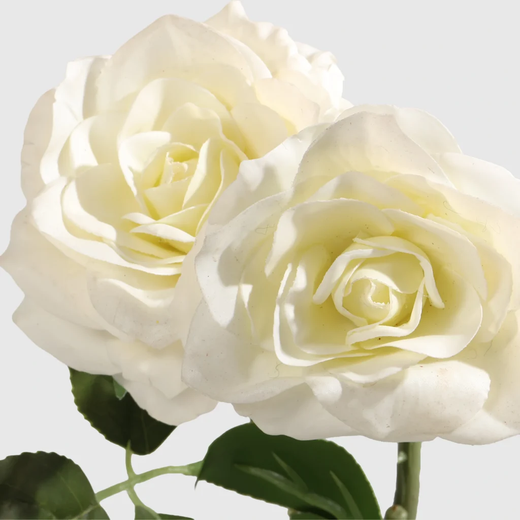 66cm Artificial 5-Head Diamond Rose Stem (2)