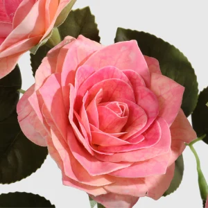 66cm Artificial 5-Head Diamond Rose Stem (4)
