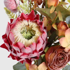 Ramo mixto de cardo artificial y protea 26STB513004-2