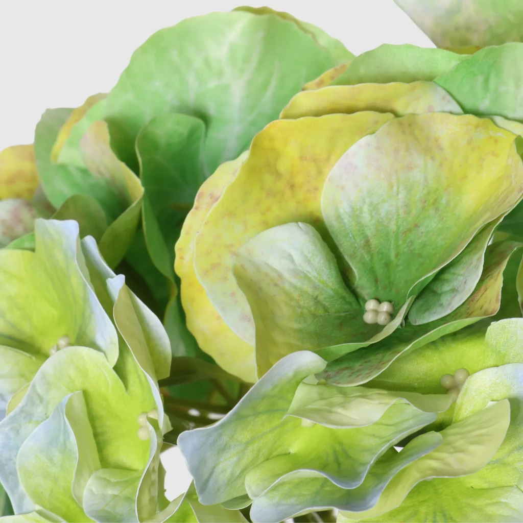 106cm Long Artificial Serrated Hydrangea Stem 26STD604004 (1)