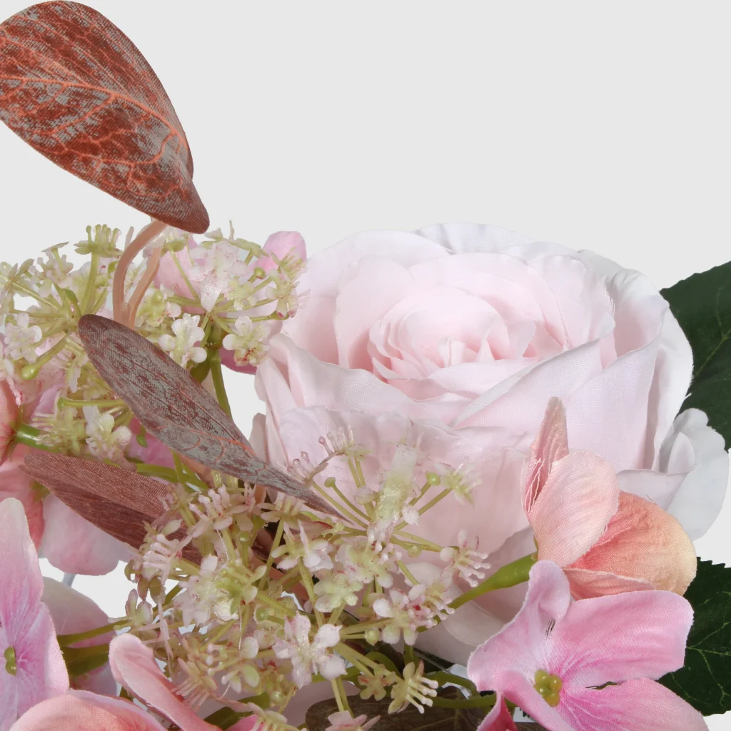 22cm floral de seda mixta artificial en jarrón de agua falsa 26STP361004