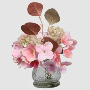 22cm Floral de seda mixta sintética en jarrón de agua sintética 26STP361004 3