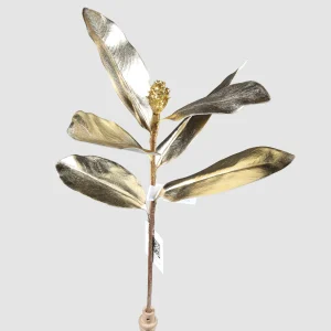 56cm Artificial Magnolia Leaf Branch 25STD297299-2