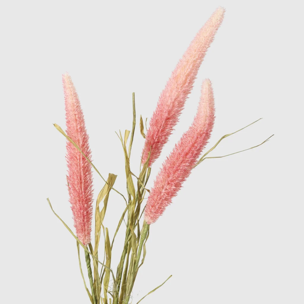 88cm Artificial 3-Head Reed Grass Stem 26STD633021-6