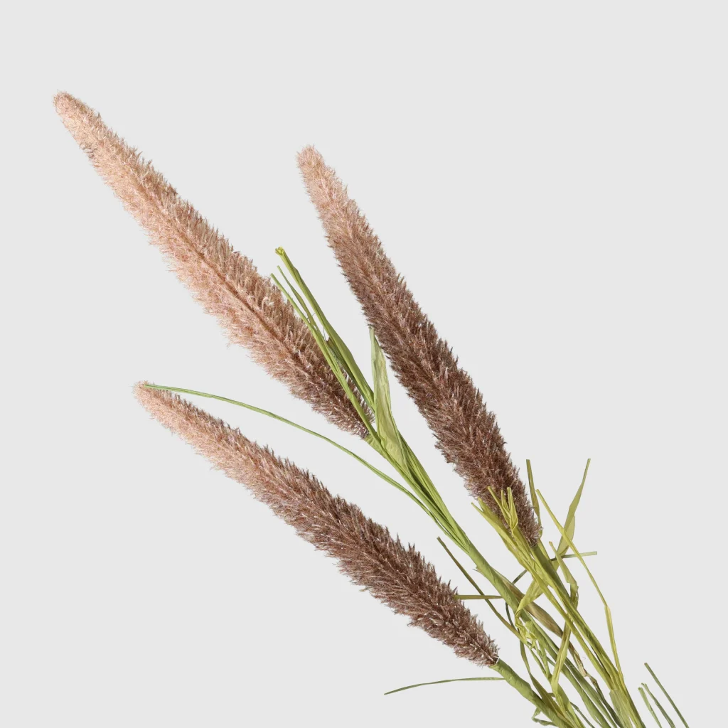 88cm Artificial 3-Head Reed Grass Stem 26STD633021-6