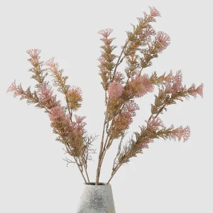 58cm Artificial Flocked Heather Foliage Stem 26STD304107-1