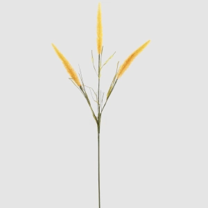 88cm Artificial 3-Head Reed Grass Stem 26STD633021-6