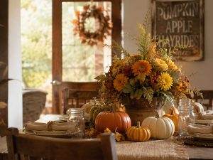fall harvest faux flowers
