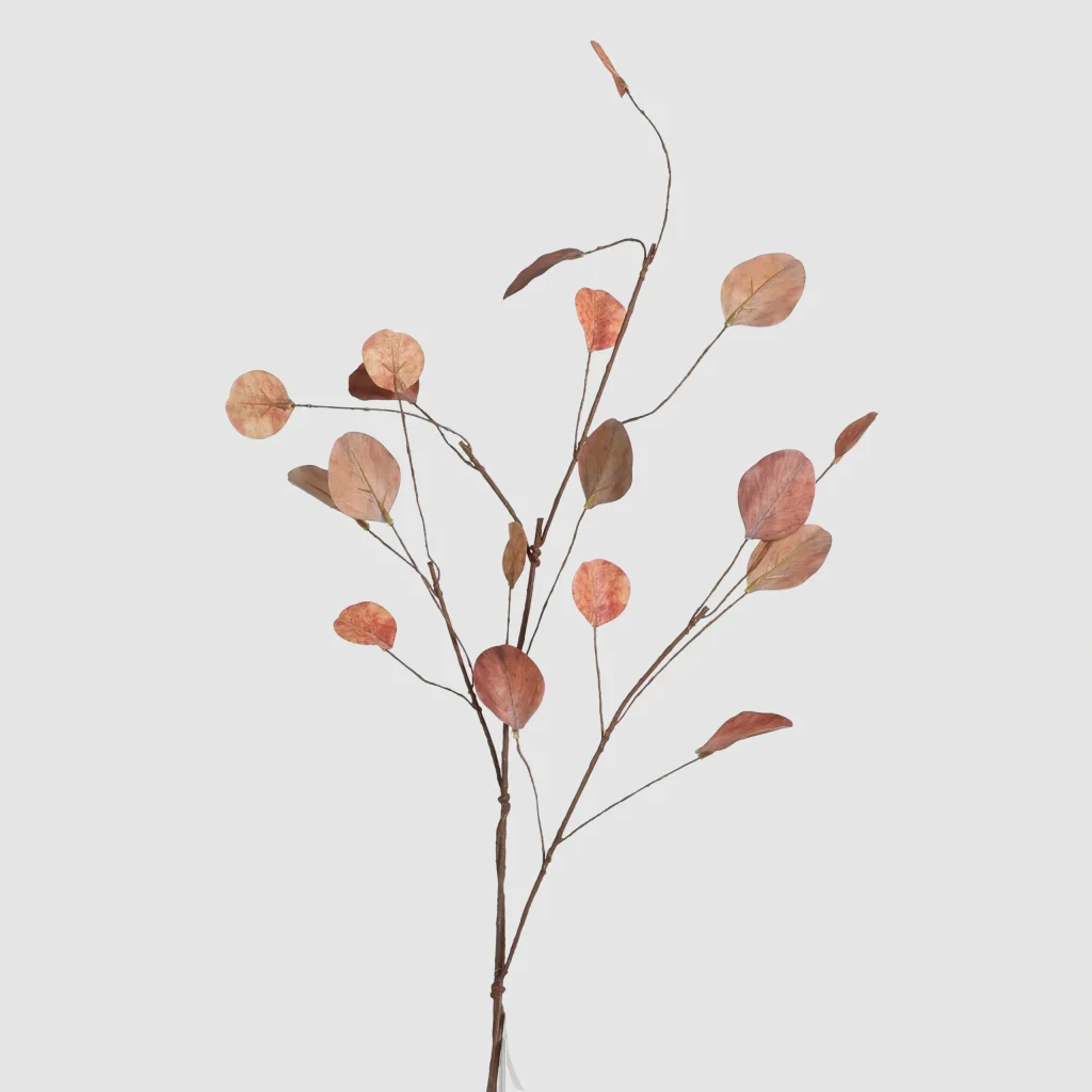 110cm Artificial Autumn Round Leaf Stem 26STD612044-1