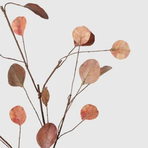 110cm Artificial Autumn Round Leaf Stem 26STD612044-1 (2)